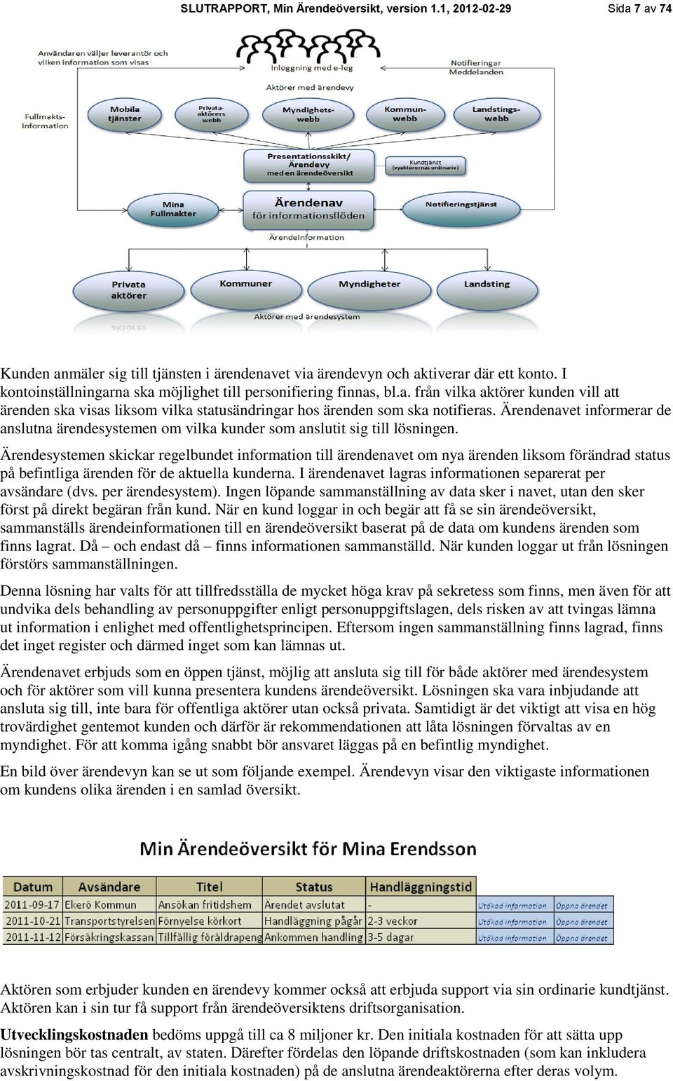 Ärendenavet informerar de anslutna ärendesystemen om vilka kunder som anslutit sig till lösningen.