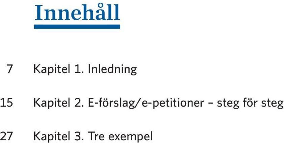 E-förslag/e-petitioner