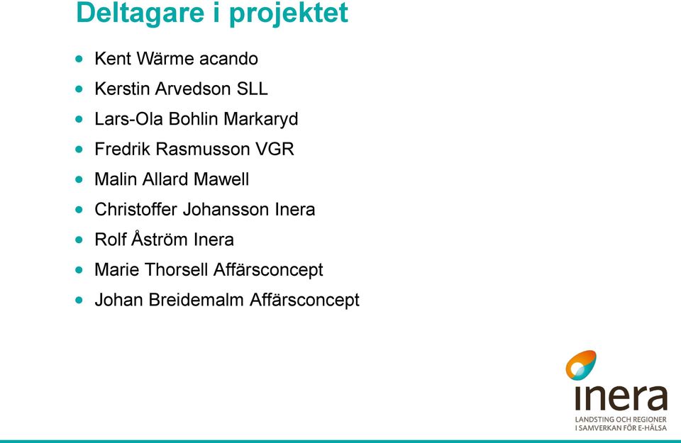 Allard Mawell Christoffer Johansson Inera Rolf Åström