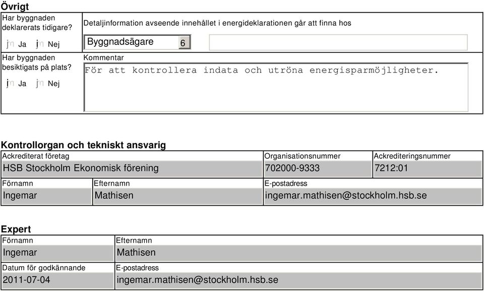 energisparmöjligheter.