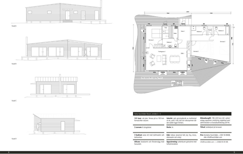 vatten/ avlopp, sopstation, snöröjning, vägskötsel samt administration av bostadsaktiebolag (2014).