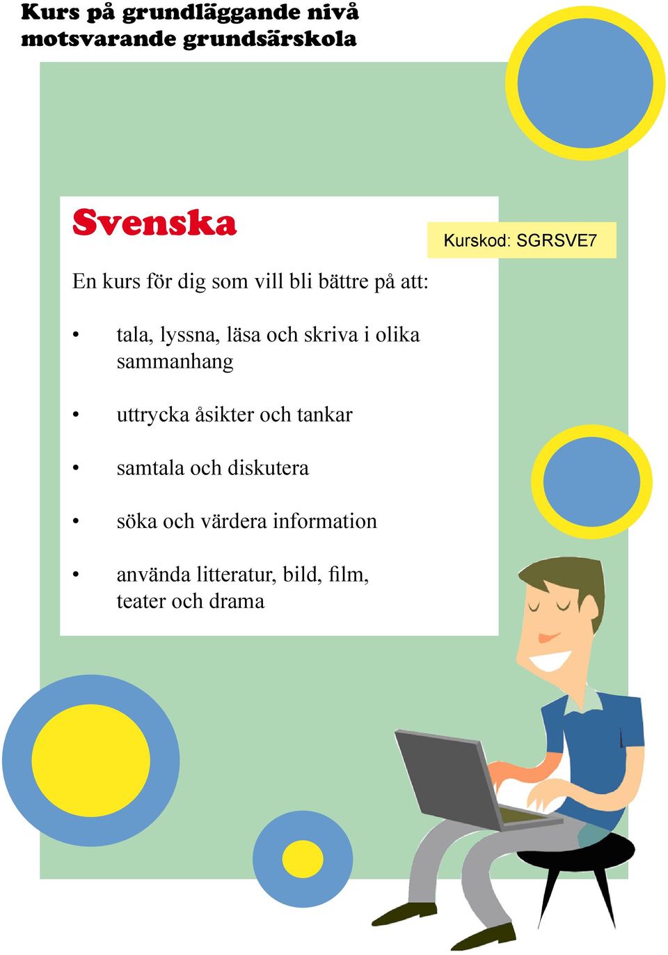 uttrycka åsikter och tankar samtala och diskutera söka och