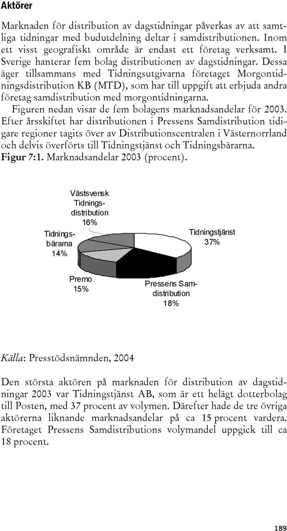 Dessa äger tillsammans med Tidningsutgivarna företaget Morgontidningsdistribution KB (MTD), som har till uppgift att erbjuda andra företag samdistribution med morgontidningarna.