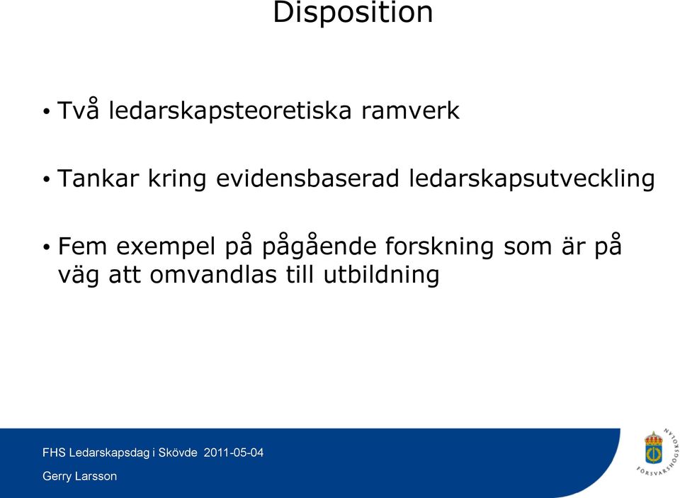 ledarskapsutveckling Fem exempel på