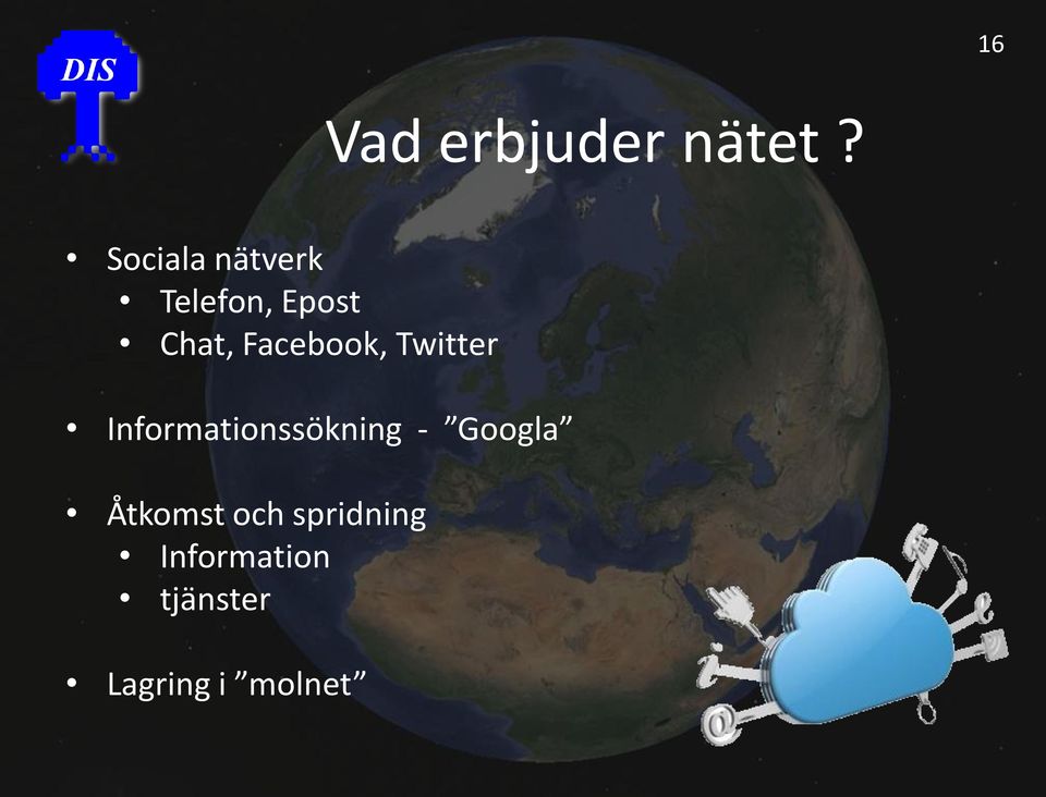 Facebook, Twitter Informationssökning -