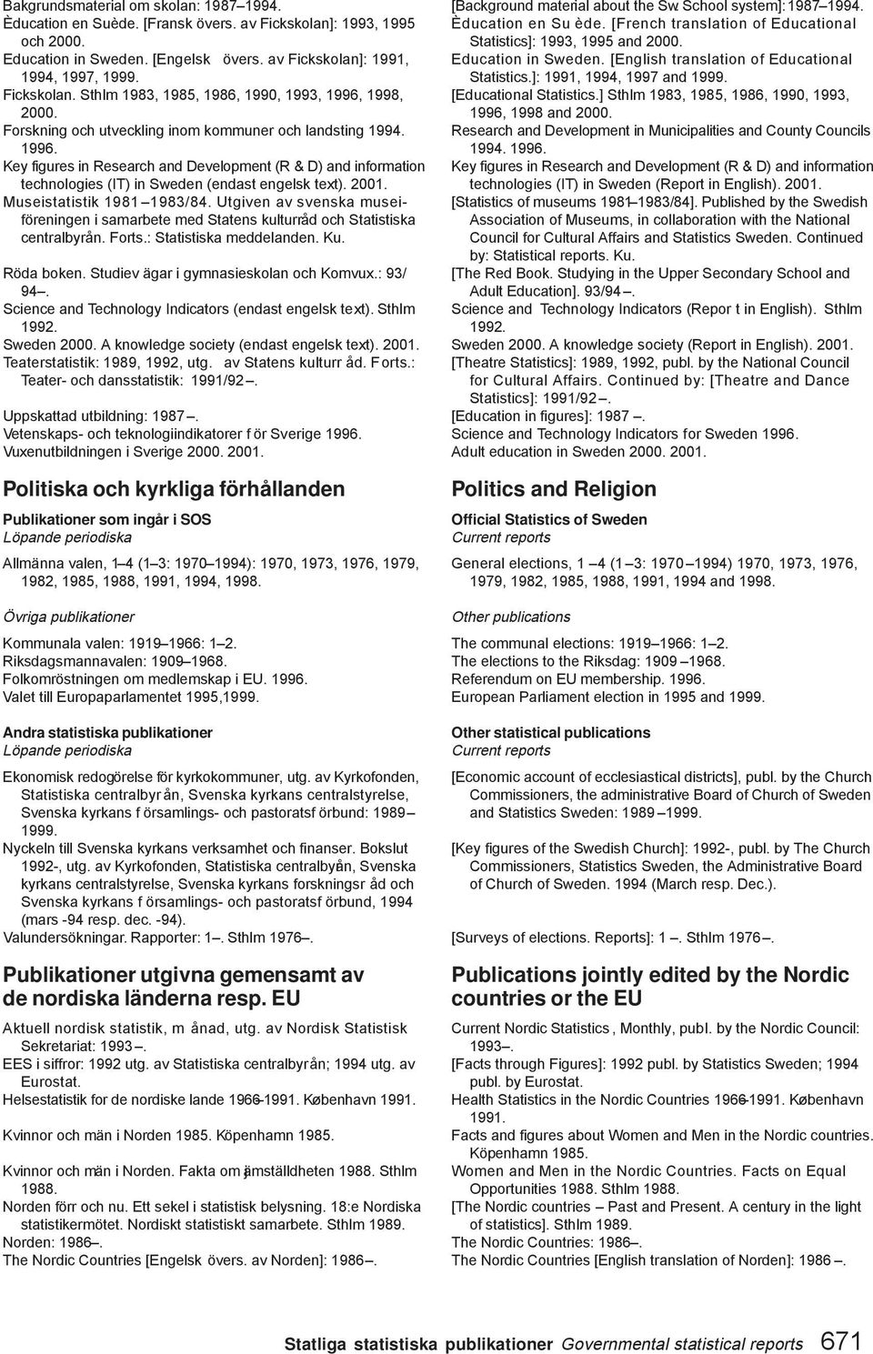 Museistatistik 1981 1983/84. Utgiven av svenska museiföreningen i samarbete med Statens kulturråd och Statistiska centralbyrån. Forts.: Statistiska meddelanden. Ku. Röda boken.