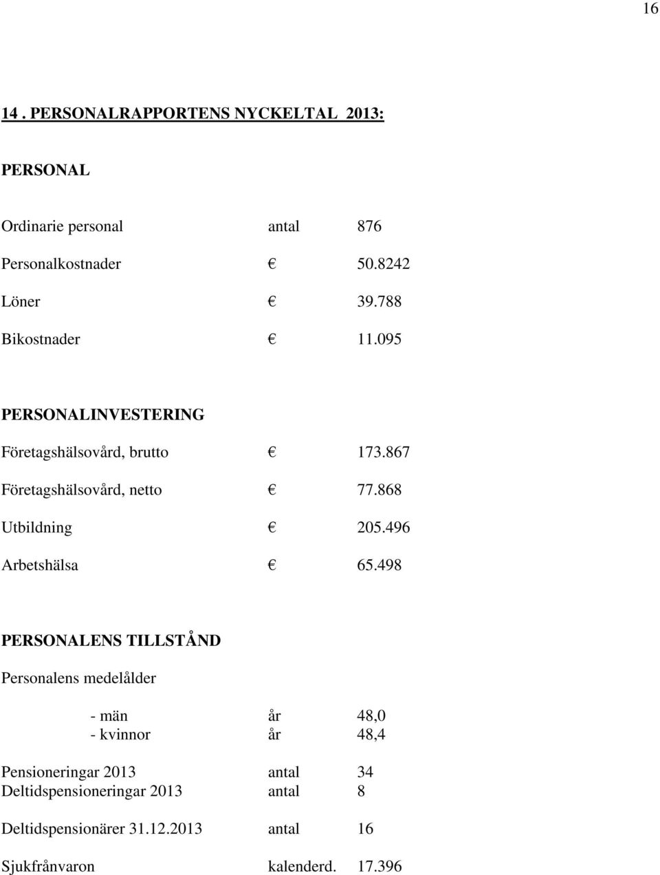 868 Utbildning 205.496 Arbetshälsa 65.