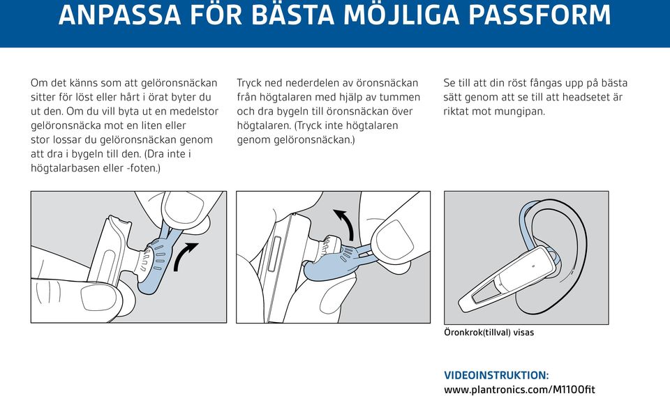 (Dra inte i högtalarbasen eller -foten.