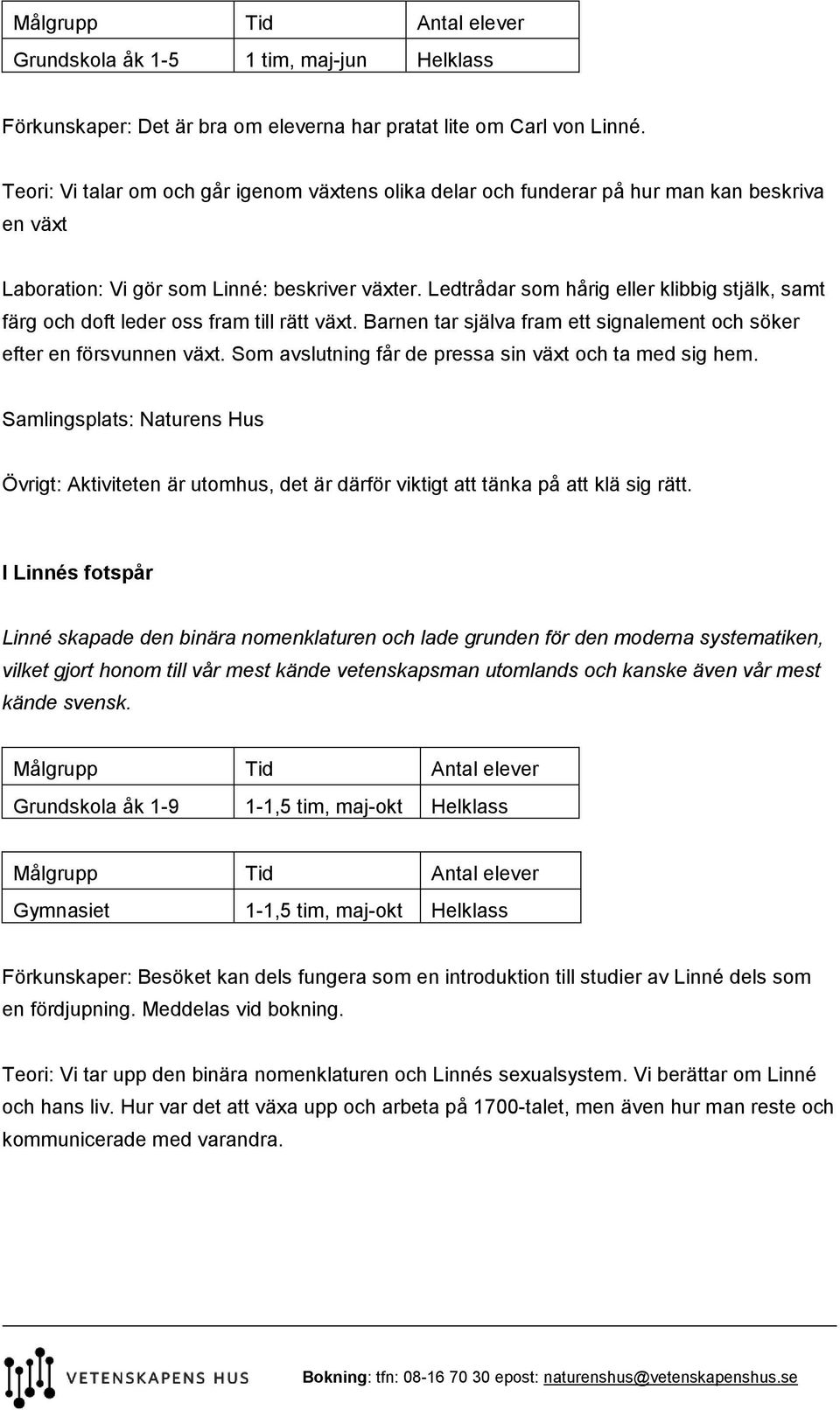 Ledtrådar som hårig eller klibbig stjälk, samt färg och doft leder oss fram till rätt växt. Barnen tar själva fram ett signalement och söker efter en försvunnen växt.