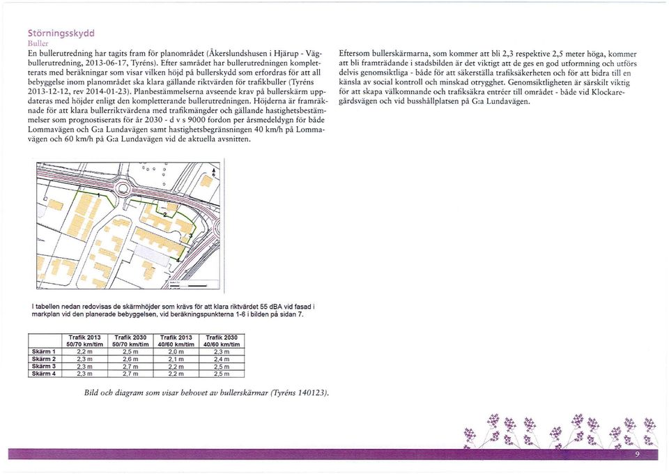 ns 2013-12-12, rev 2014-01-23). Panbestämmeserna avseende krav på buerskärm uppdateras med höjder enigt den kompetterande buerutredningen.