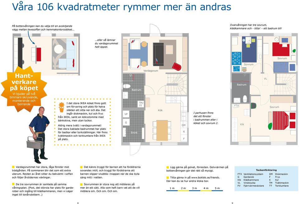 Sovrum Sovrum Hantverkare på köpet Vi bjuder på två timmars skruvande, monterande och borrande TT TM VP G I det stora IKEA köket finns gott om förvaring och plats för halva släkten att sitta ner och