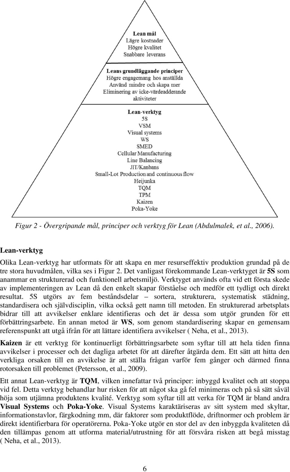 Det vanligast förekommande Lean-verktyget är 5S som anammar en strukturerad och funktionell arbetsmiljö.