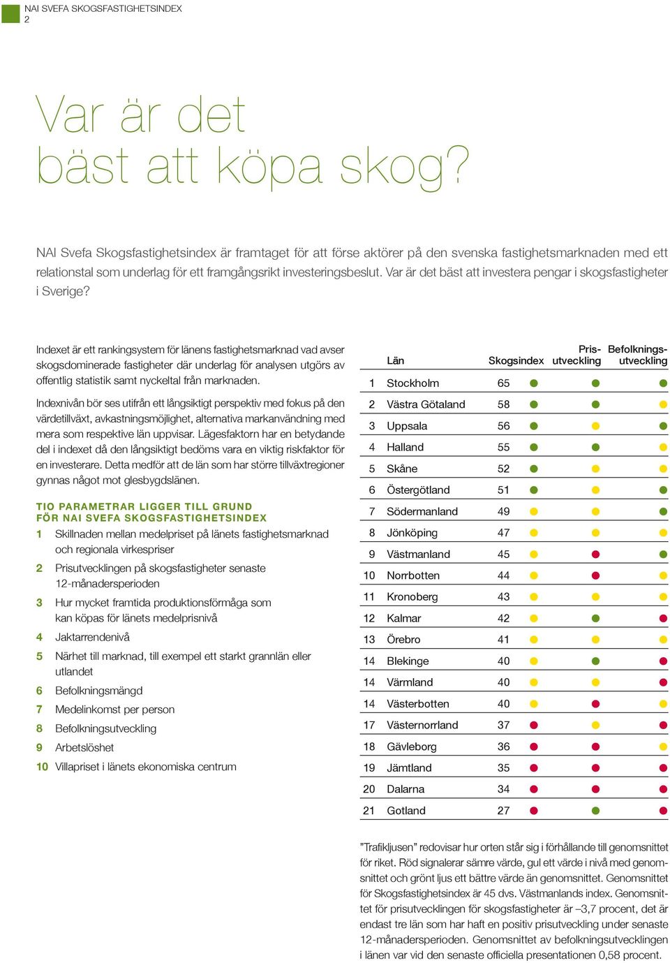 Var är det bäst att investera pengar i skogsfastigheter i Sverige?