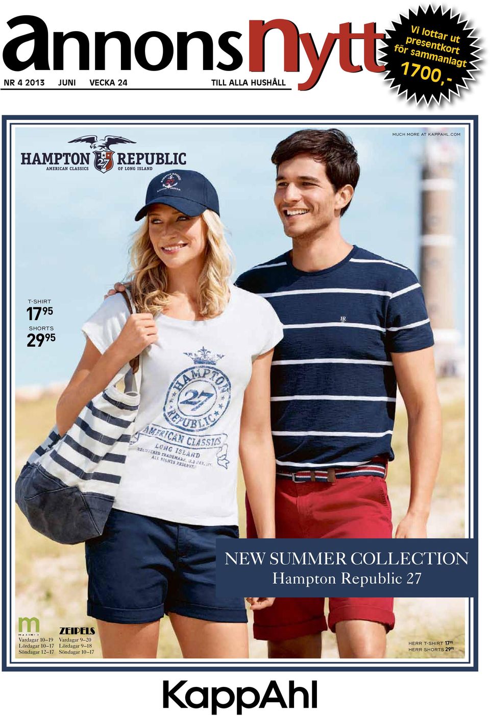 coM t-shirt 17 95 shorts 29 95 New Summer collection Hampton republic 27