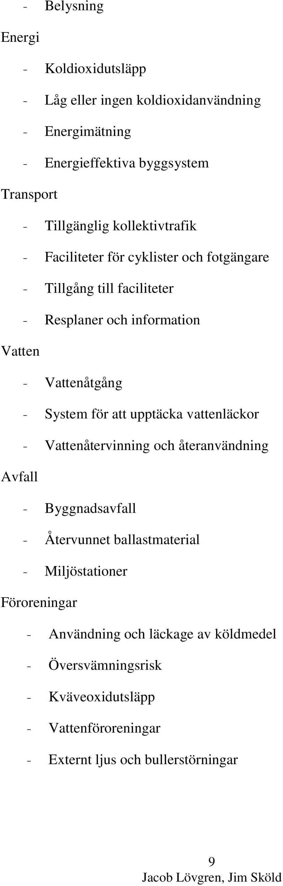 System för att upptäcka vattenläckor - Vattenåtervinning och återanvändning Avfall - Byggnadsavfall - Återvunnet ballastmaterial -