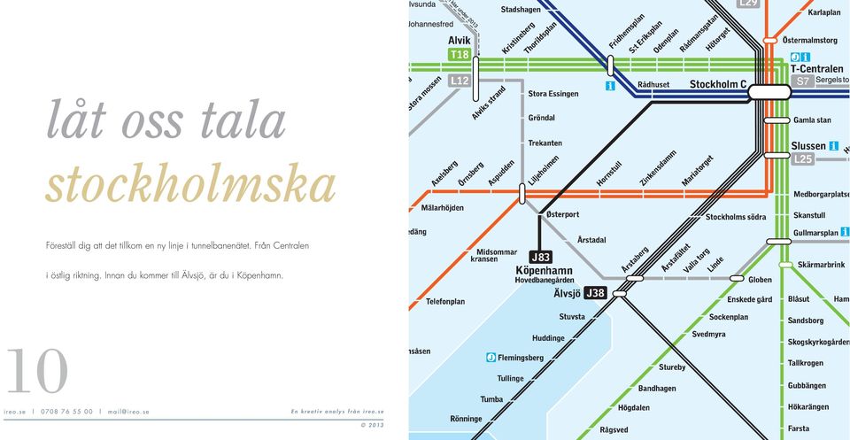 Från Centralen i östlig riktning.