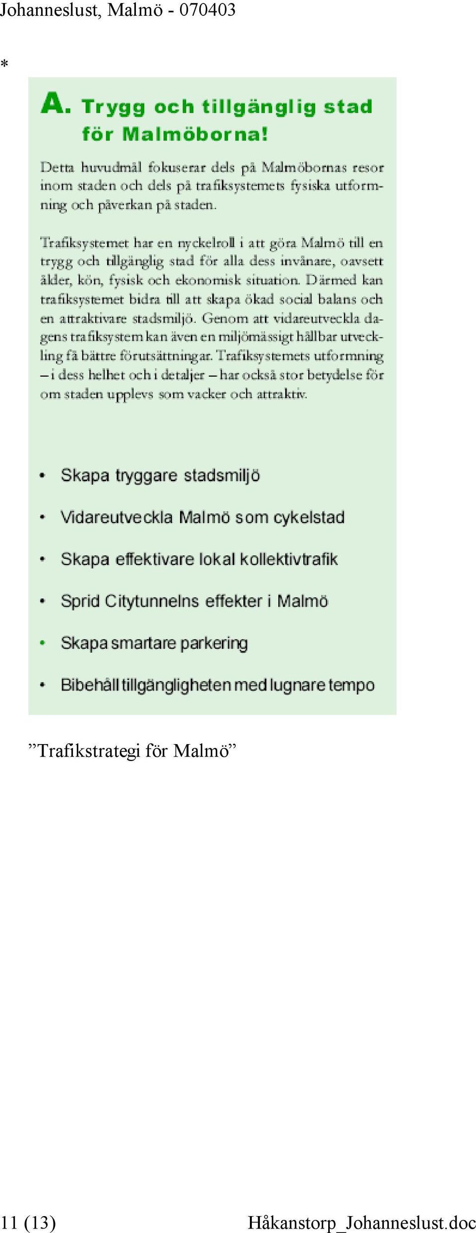 för Malmö 11