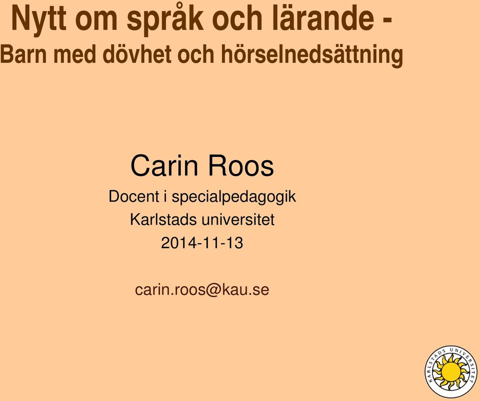 Roos Docent i specialpedagogik