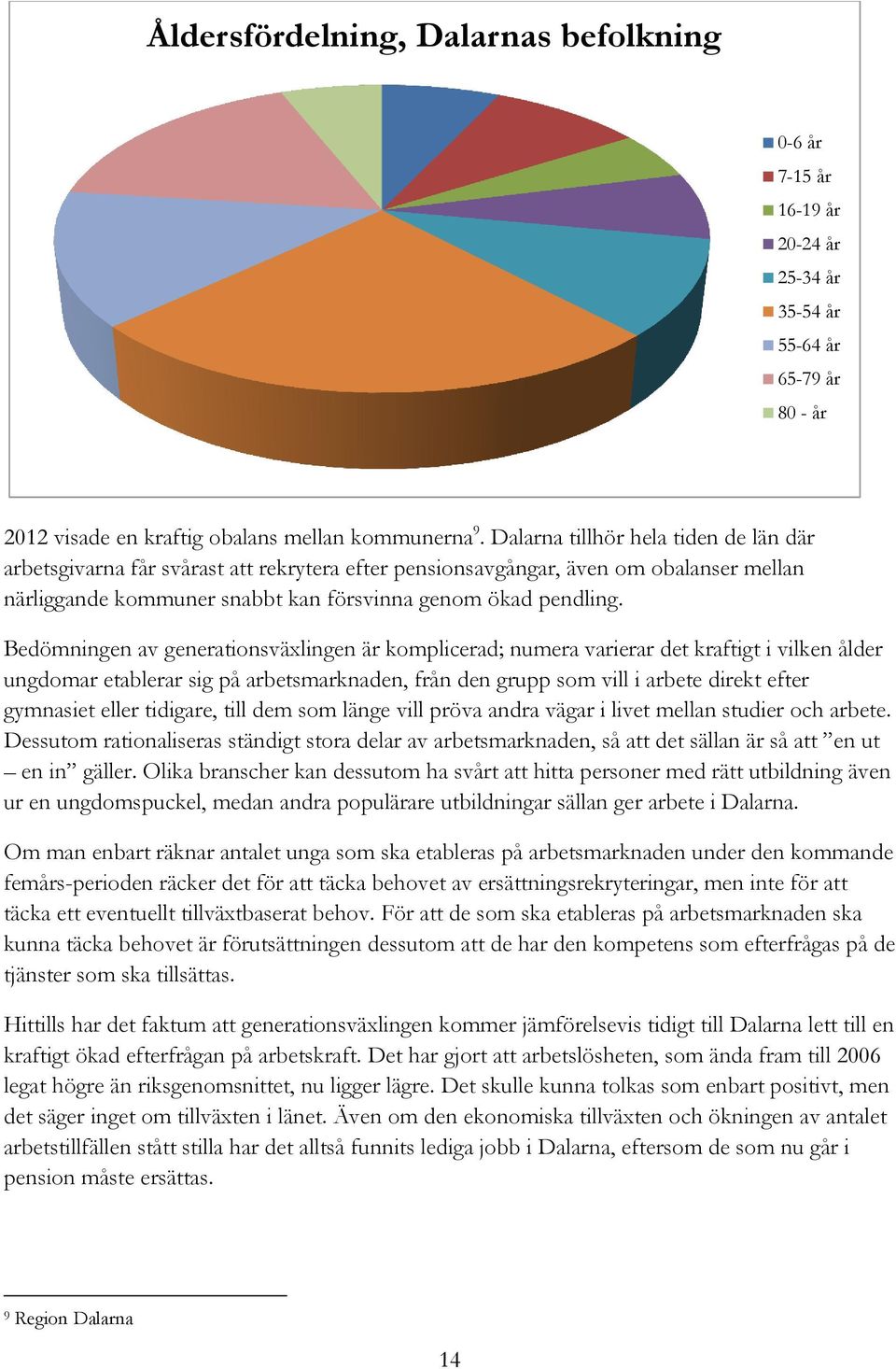 Bedömningen av generationsväxlingen är komplicerad; numera varierar det kraftigt i vilken ålder ungdomar etablerar sig på arbetsmarknaden, från den grupp som vill i arbete direkt efter gymnasiet