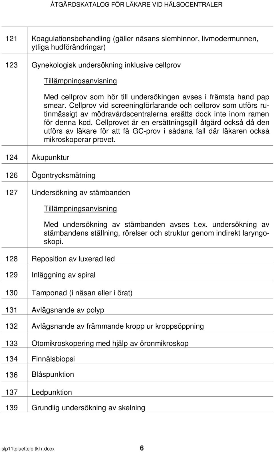 Cellprovet är en ersättningsgill åtgärd också då den utförs av läkare för att få GC-prov i sådana fall där läkaren också mikroskoperar provet.