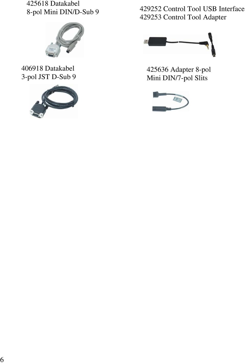 Control Tool Adapter 406918 Datakabel 3-pol