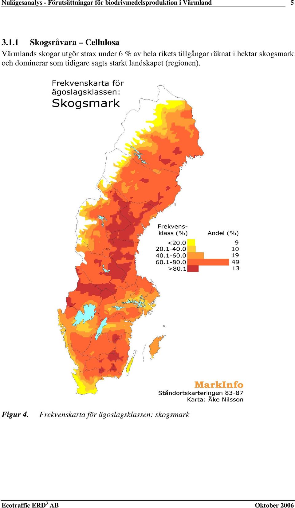 rikets tillgångar räknat i hektar skogsmark och dominerar som tidigare sagts