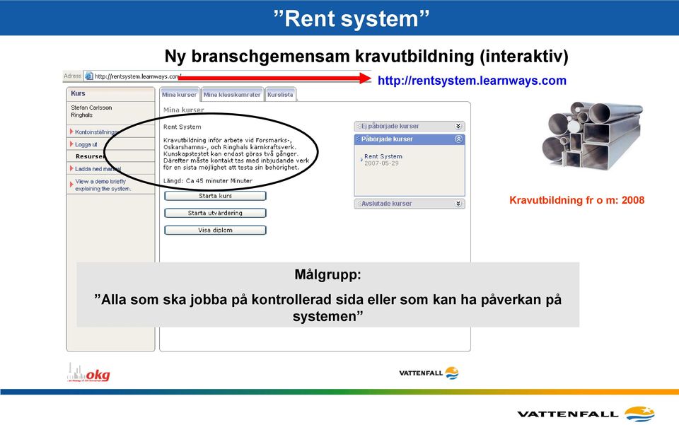 com Kravutbildning fr o m: 2008 Målgrupp: Alla som