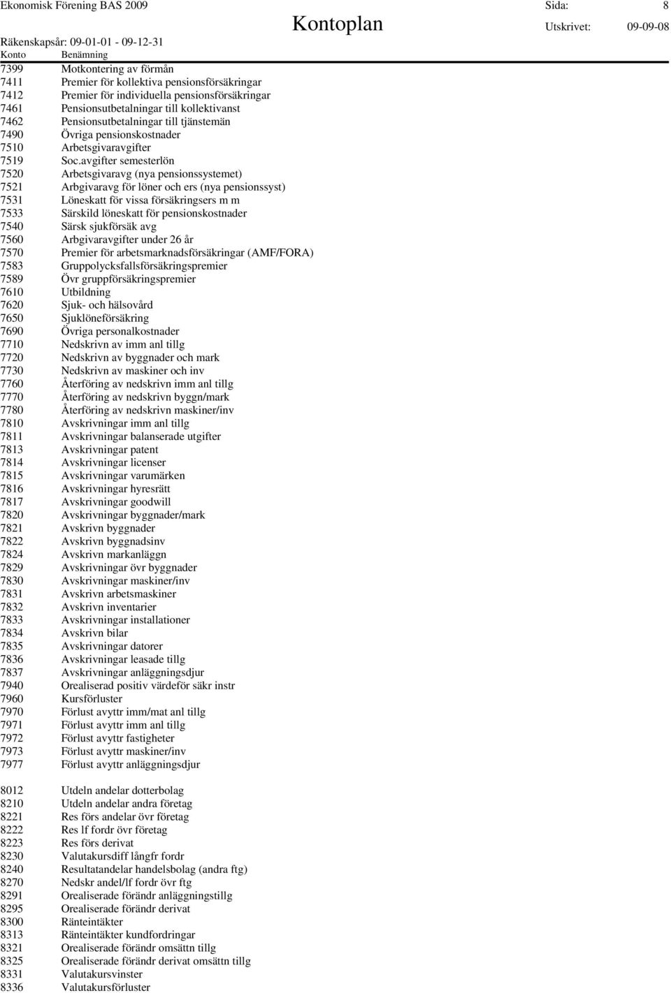 avgifter semesterlön 7520 Arbetsgivaravg (nya pensionssystemet) 7521 Arbgivaravg för löner och ers (nya pensionssyst) 7531 Löneskatt för vissa försäkringsers m m 7533 Särskild löneskatt för