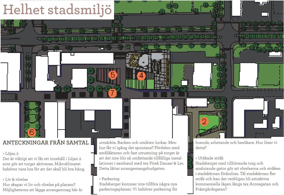 Fördelen med amfiläktaren och fast utrustning på torget är att det inte blir så omfattande tillfälliga installationer i samband med tex Piteå Dansar & Ler. Detta lättar arrangemangsbudgeten.