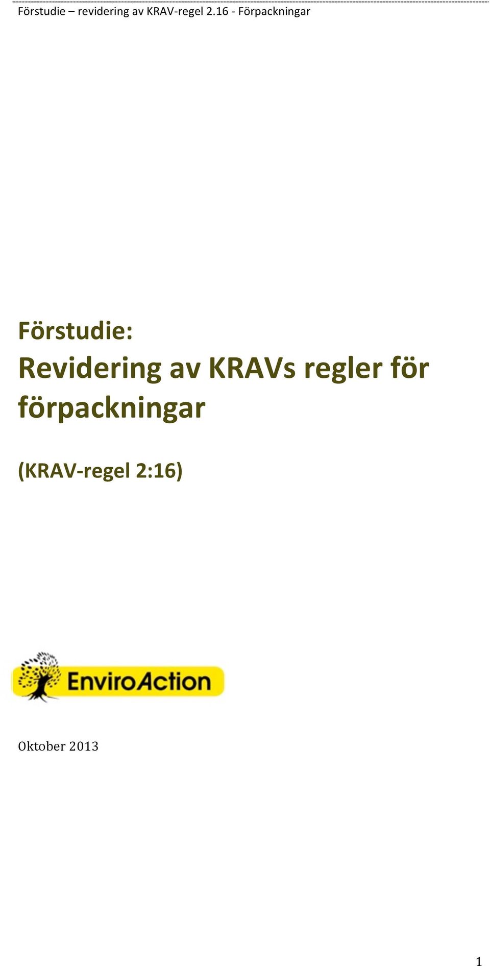 förpackningar (KRAV-