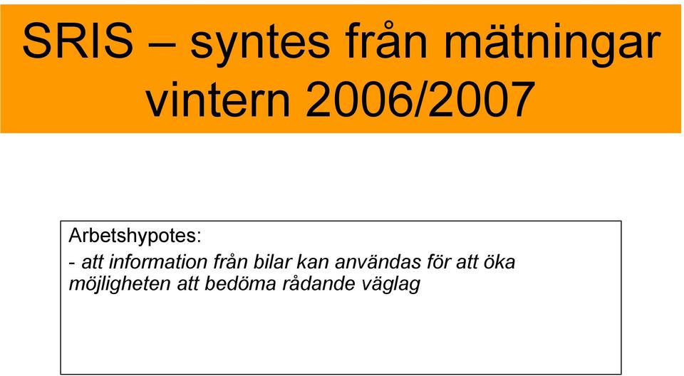 information från bilar kan användas