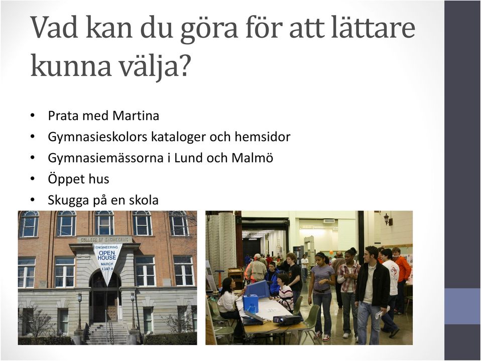 Prata med Martina Gymnasieskolors