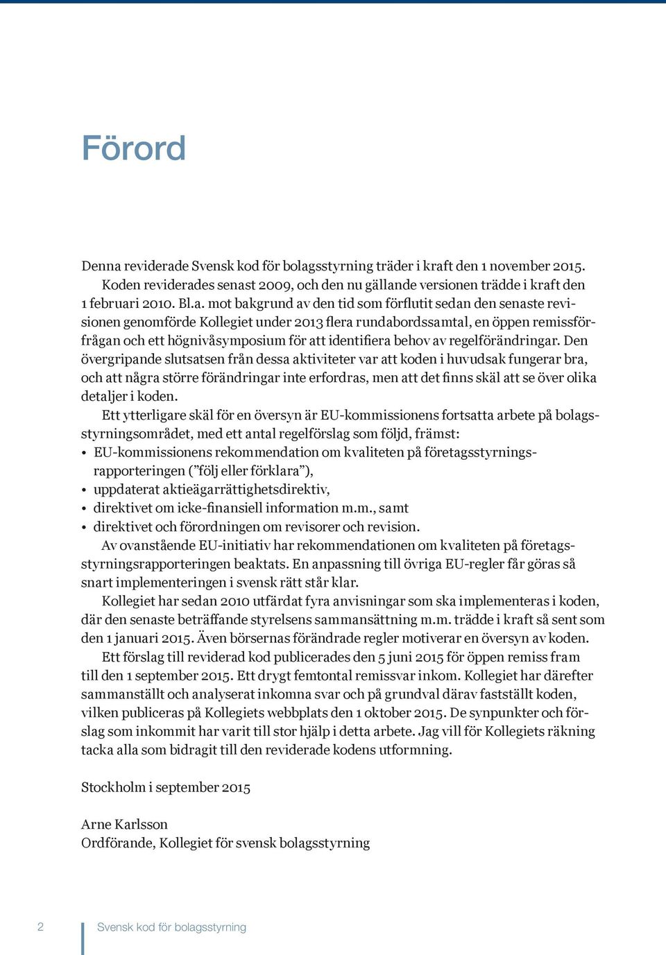 e Svensk kod för bolag