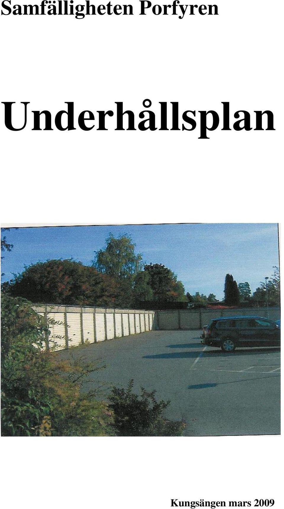 Underhållsplan