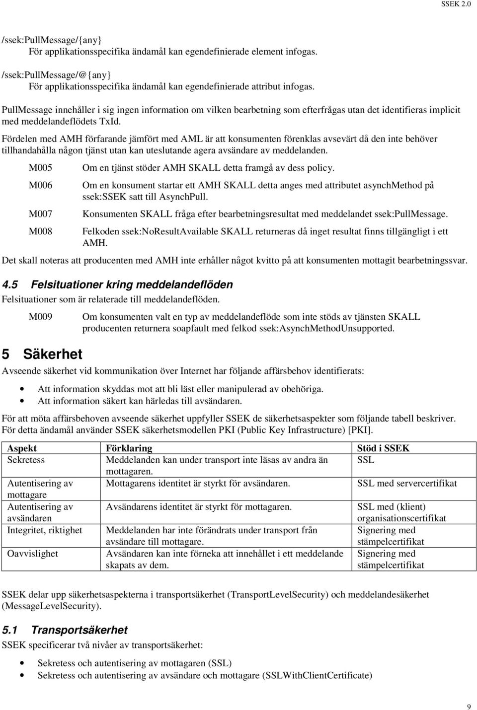 Fördelen med AMH förfarande jämfört med AML är att konsumenten förenklas avsevärt då den inte behöver tillhandahålla någon tjänst utan kan uteslutande agera avsändare av meddelanden.