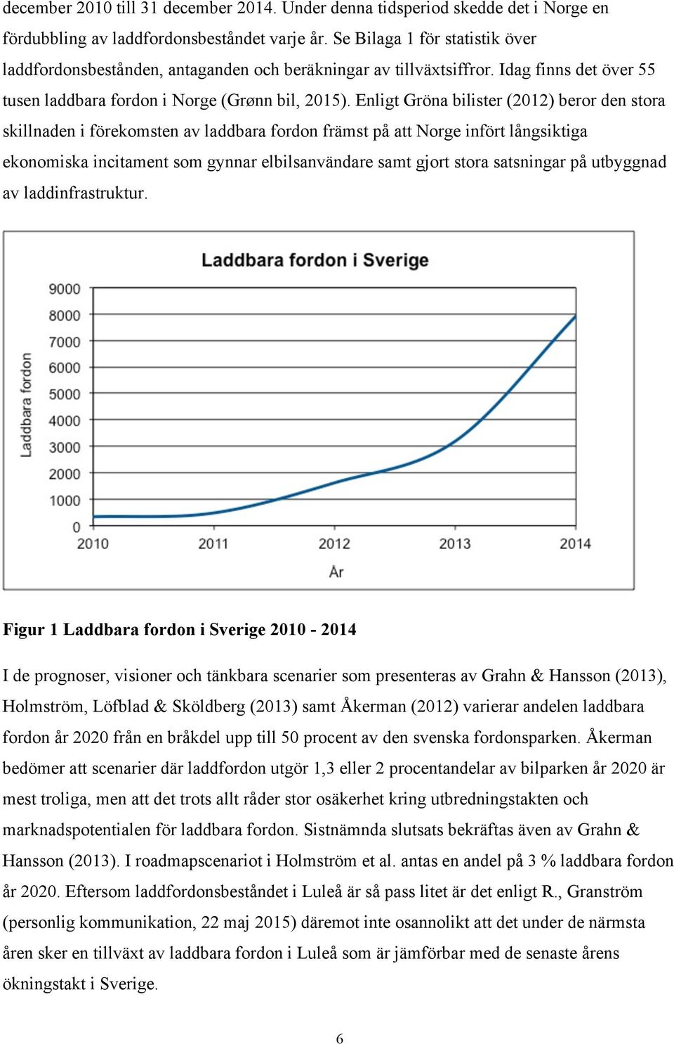 Enligt Gröna bilister (2012) beror den stora skillnaden i förekomsten av laddbara fordon främst på att Norge infört långsiktiga ekonomiska incitament som gynnar elbilsanvändare samt gjort stora