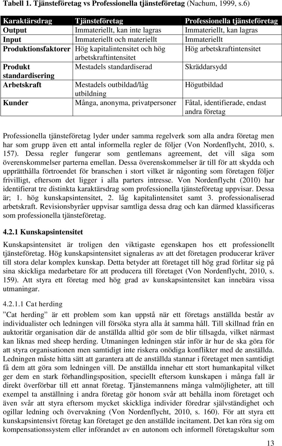 kapitalintensitet och hög Hög arbetskraftintensitet arbetskraftintensitet Produkt Mestadels standardiserad Skräddarsydd standardisering Arbetskraft Mestadels outbildad/låg Högutbildad utbildning