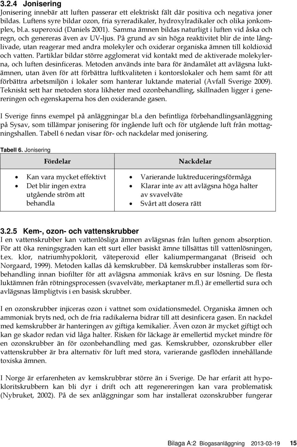 Samma ämnen bildas naturligt i luften vid åska och regn, och genereras även av UV-ljus.