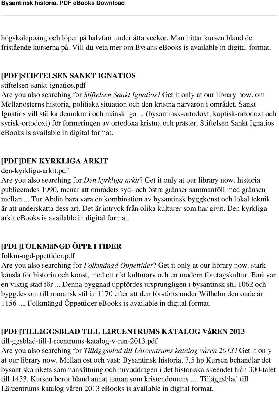 om Mellanösterns historia, politiska situation och den kristna närvaron i området. Sankt Ignatios vill stärka demokrati och mänskliga.