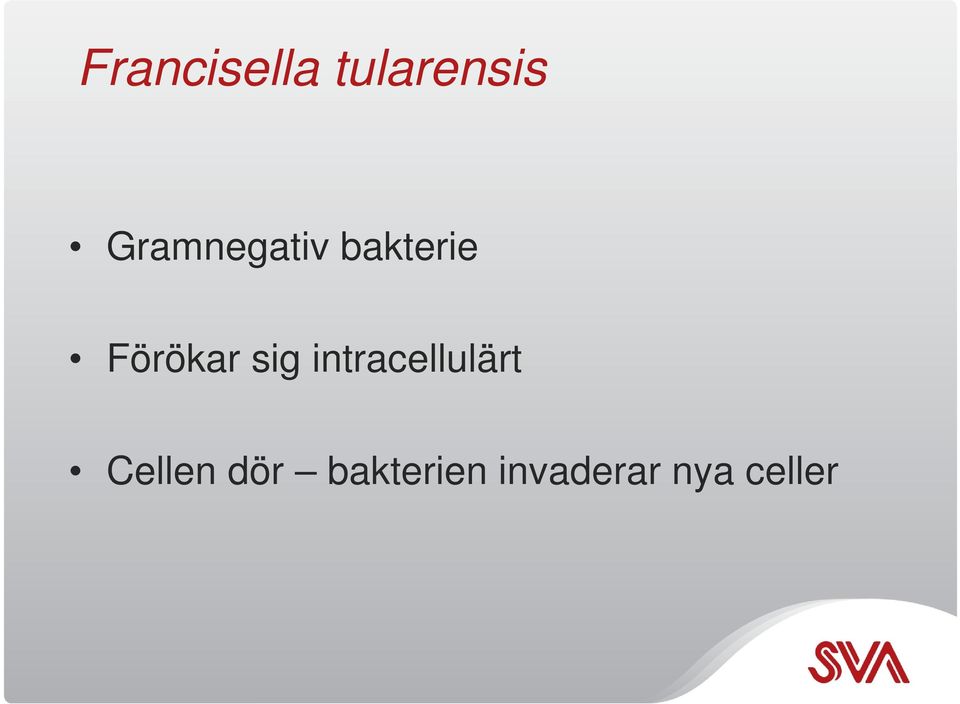 Förökar sig intracellulärt