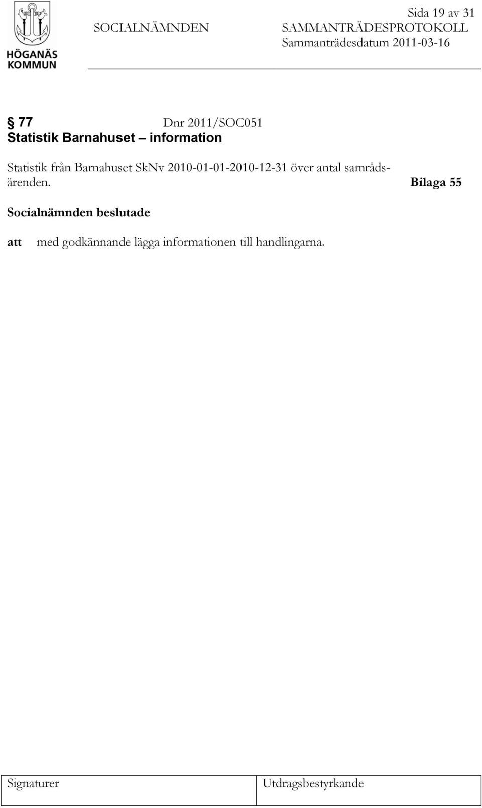 2010-01-01-2010-12-31 över antal samrådsärenden.