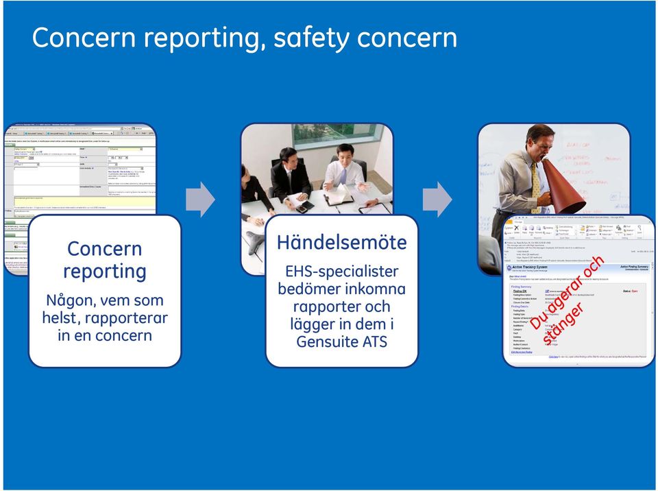 en concern Händelsemöte EHS-specialister
