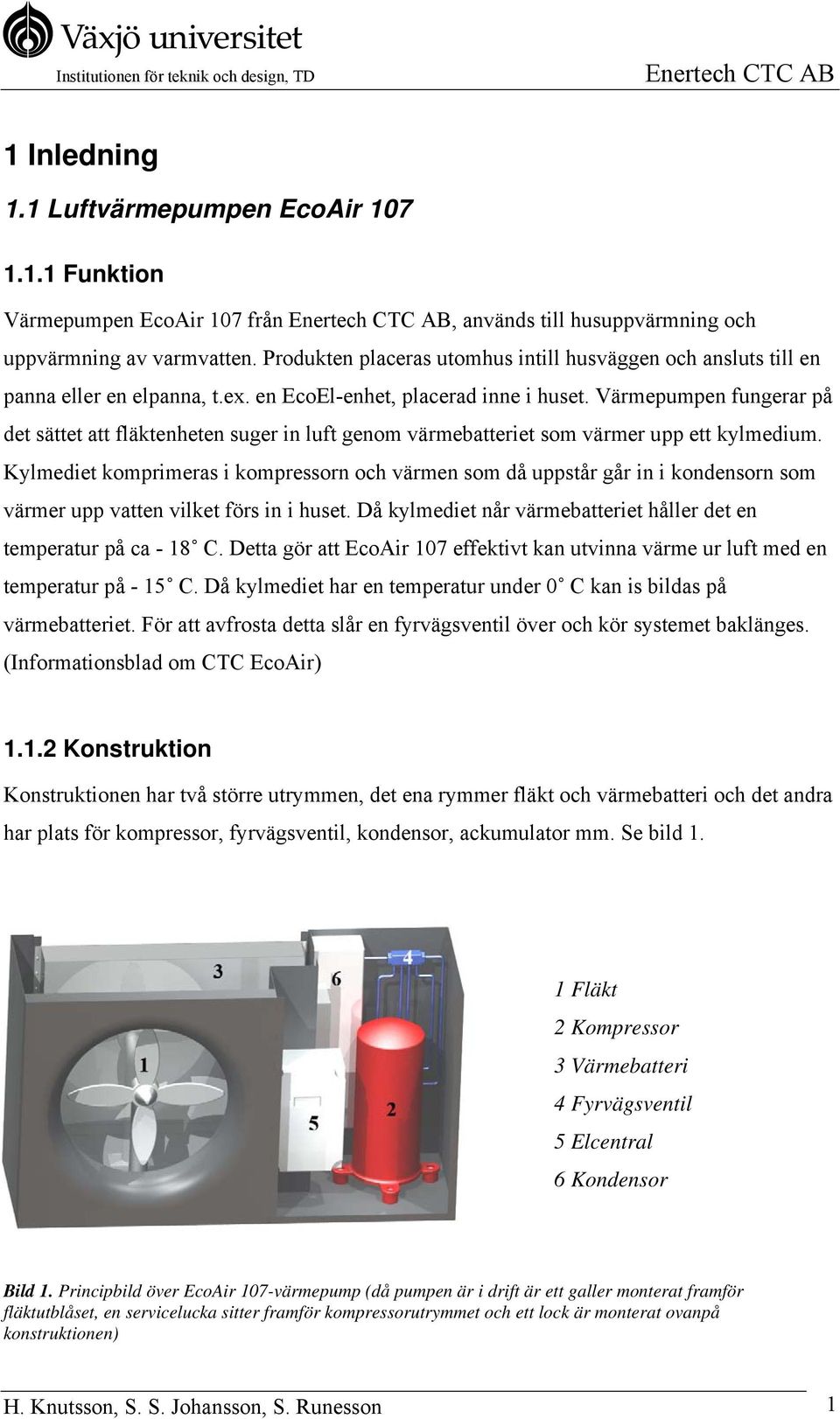 Värmepumpen fungerar på det sättet att fläktenheten suger in luft genom värmebatteriet som värmer upp ett kylmedium.