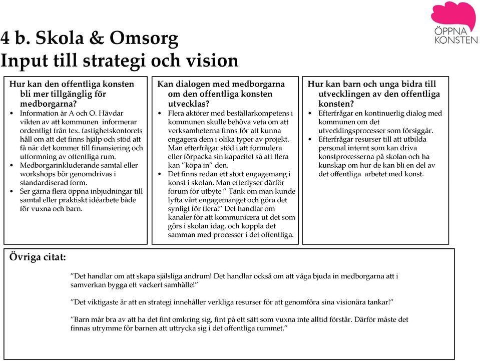 Hävdar Flera aktörer med beställarkompetens i Efterfrågar en kontinuerlig dialog med vikten av att kommunen informerar kommunen skulle behöva veta om att kommunen om det ordentligt från tex.