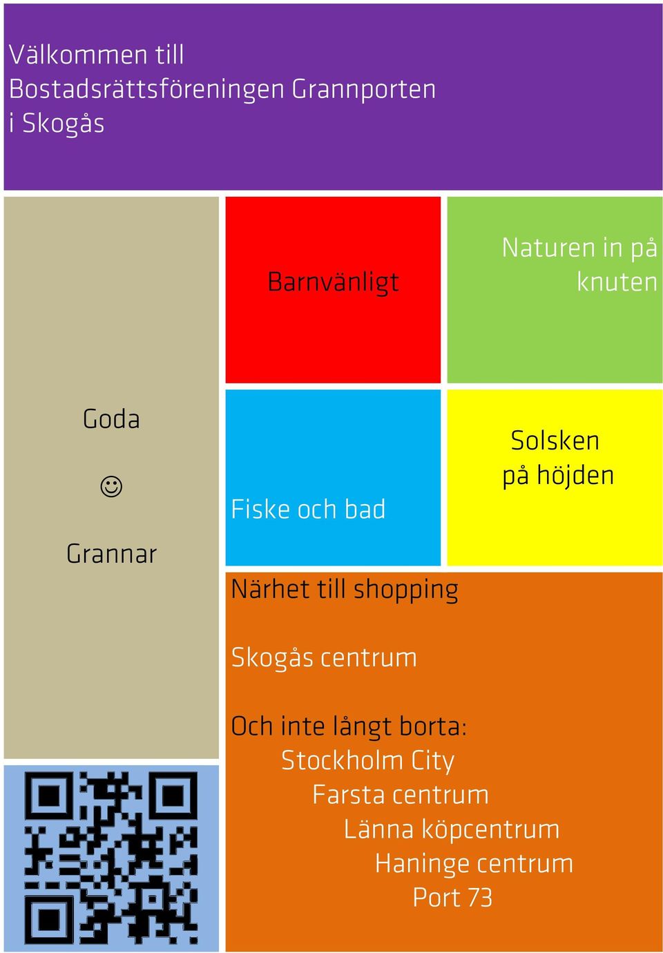 centrum Solsken på höjden Och inte långt borta: Stockholm