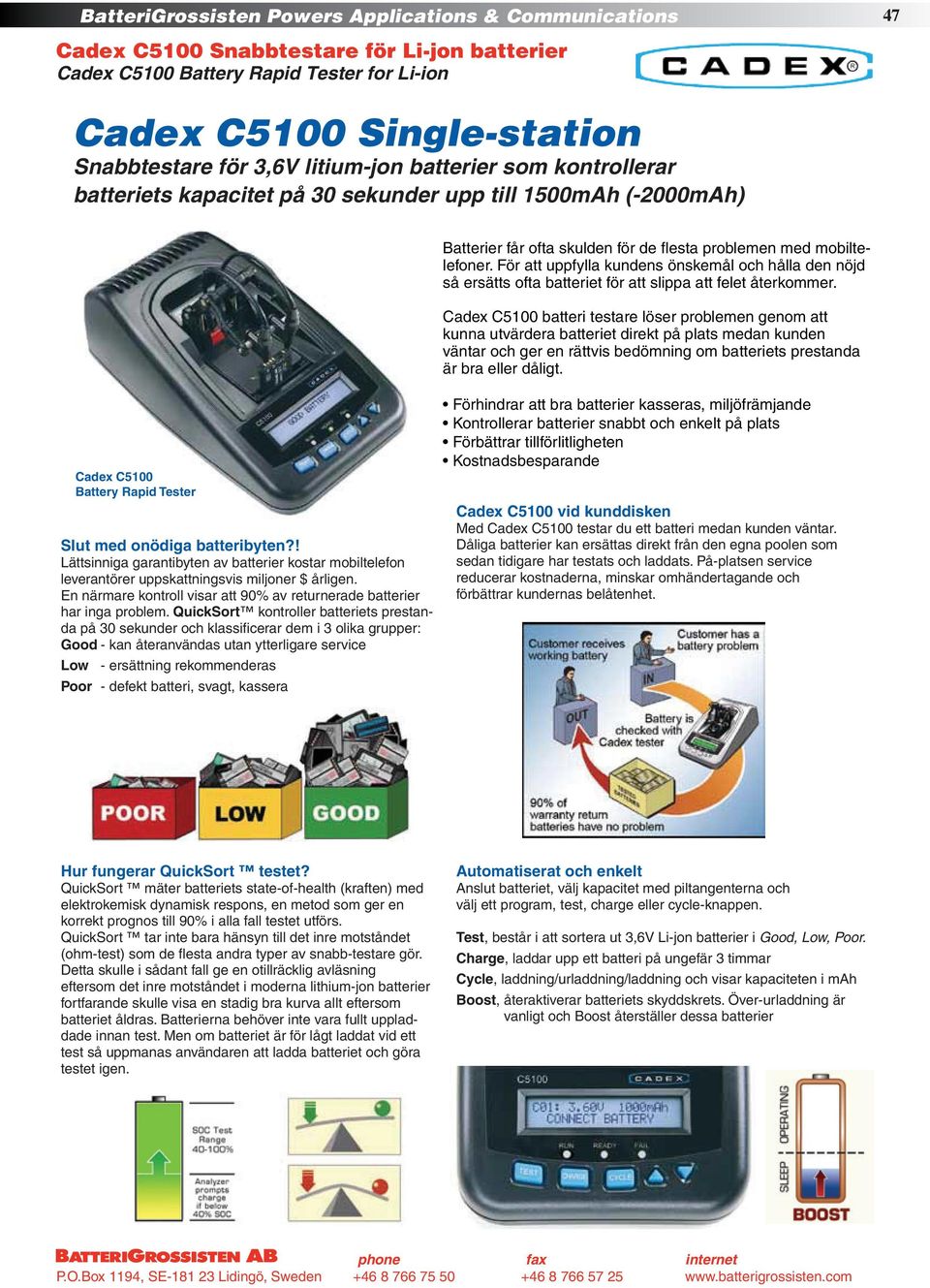 ! Lättsinniga garantibyten av batterier kostar mobiltelefon leverantörer uppskattningsvis miljoner $ årligen. En närmare kontroll visar att 90% av returnerade batterier har inga problem.