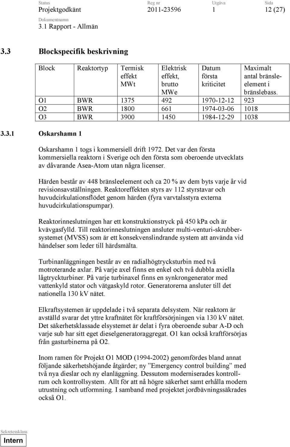 984-2-29 038 3.3. Oskarshamn Oskarshamn togs i kommersiell drift 972.