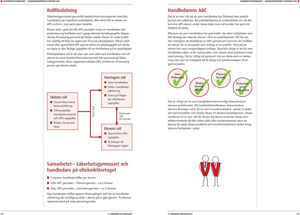 Eleven skall i god tid inför APL-perioden maila sin handledare och presentera sig kortfattat samt uppge dennes kontaktuppgifter (kopia skickas till ansvarig personal på skolan också).