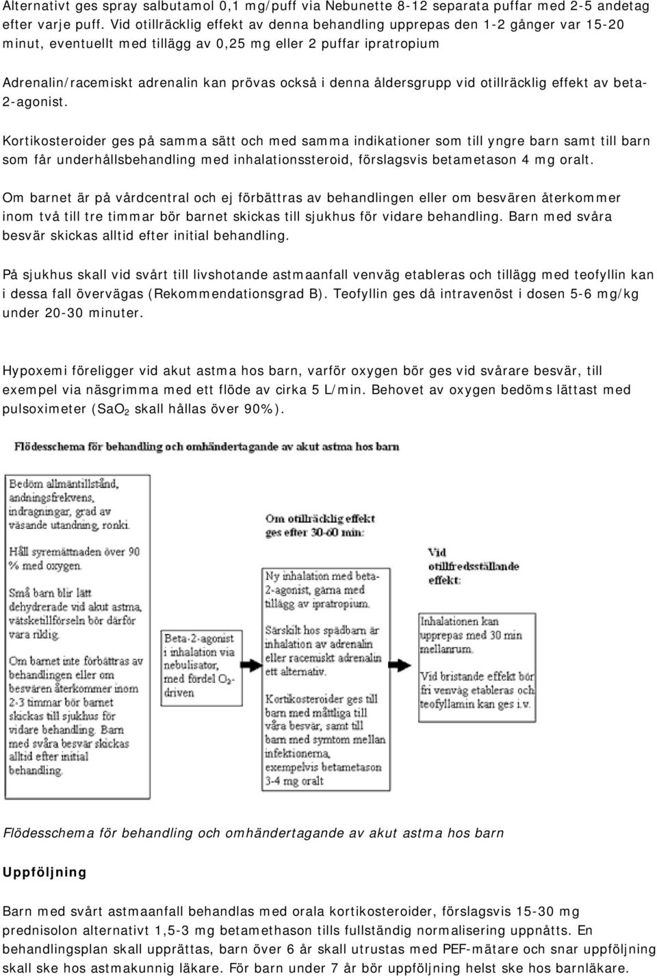 denna åldersgrupp vid otillräcklig effekt av beta- 2-agonist.