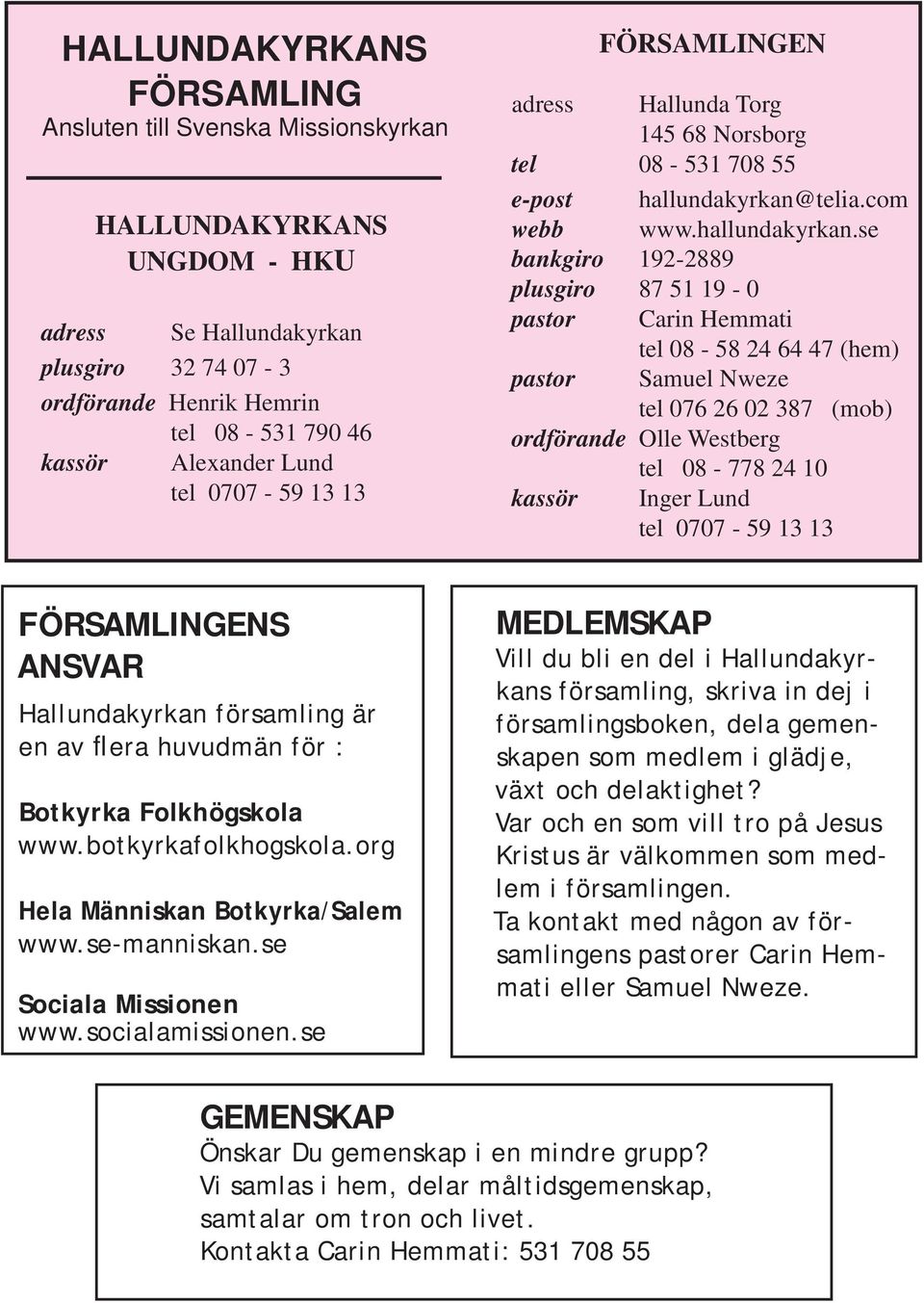 telia.com webb www.hallundakyrkan.